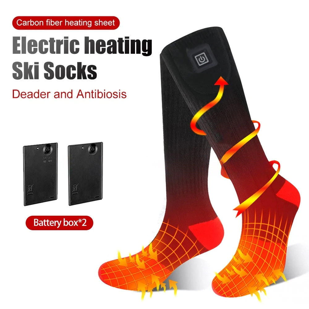 Winter Heated Socks - Thermal &amp; Comfortable for Outdoor Sports